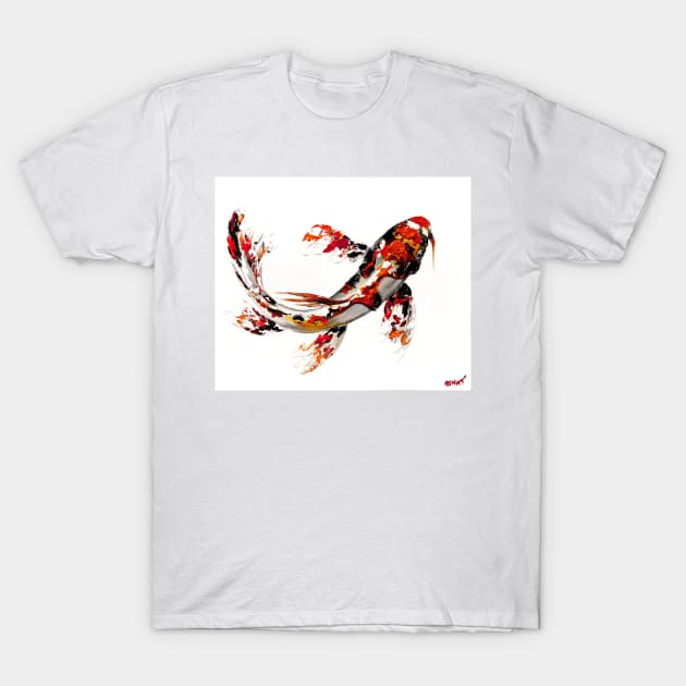 Koi Fish T-Shirt by osnattzadok